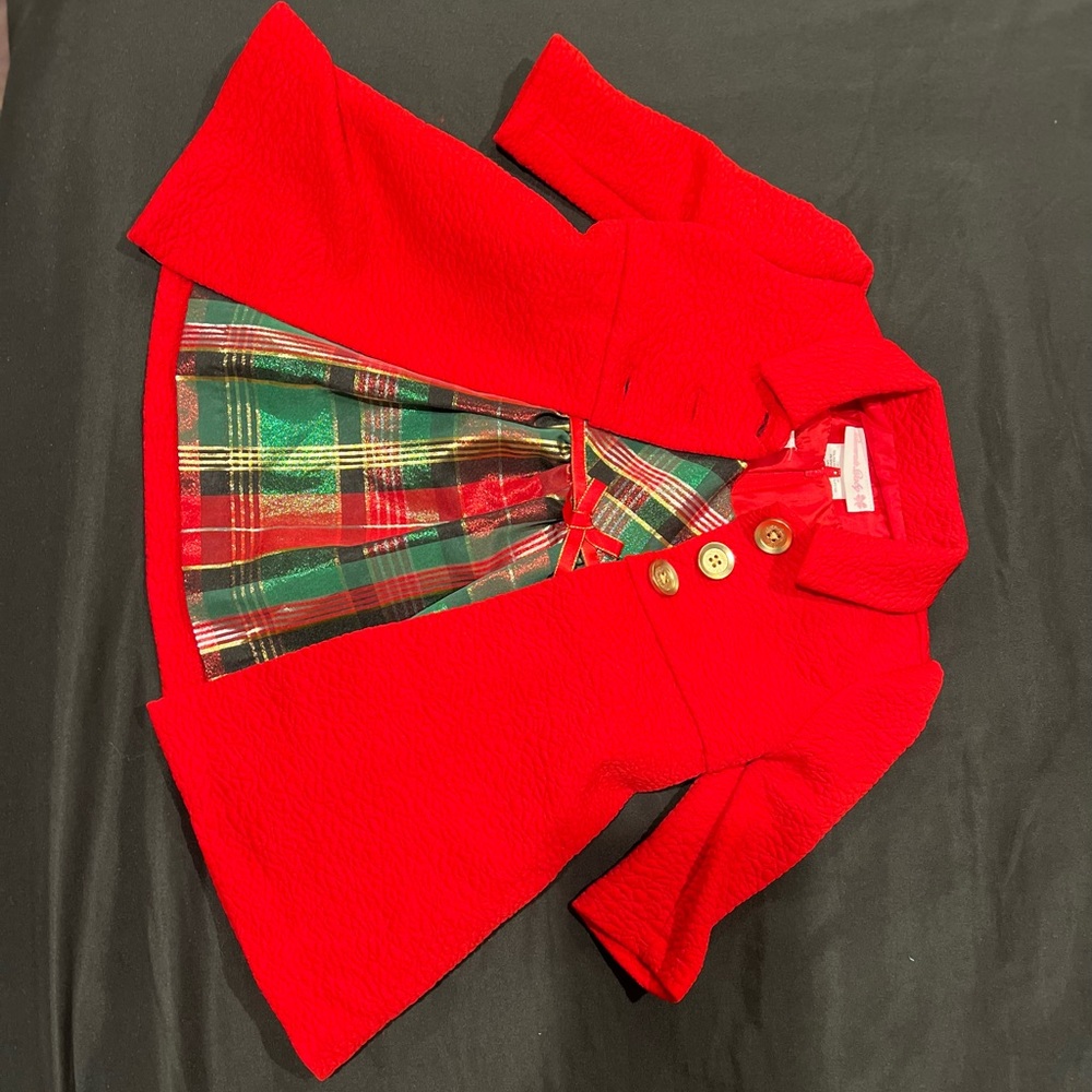 Baby holiday dress with jacket